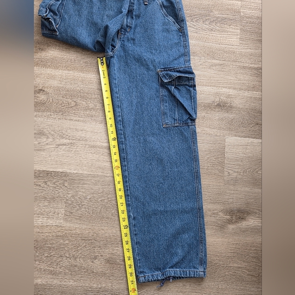 Levis ‘94 Baggy Women’s Drawstring Hem Cargo Jeans W28 L32 - Picture 5 of 11
